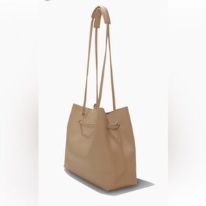 NWOT 8 Other Reasons vegan leather slouchy shoulder bag tan